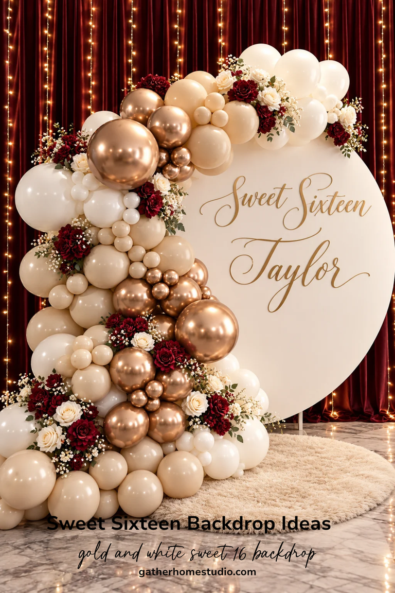 15 Stunning Sweet Sixteen Backdrop Ideas That Steal the Show